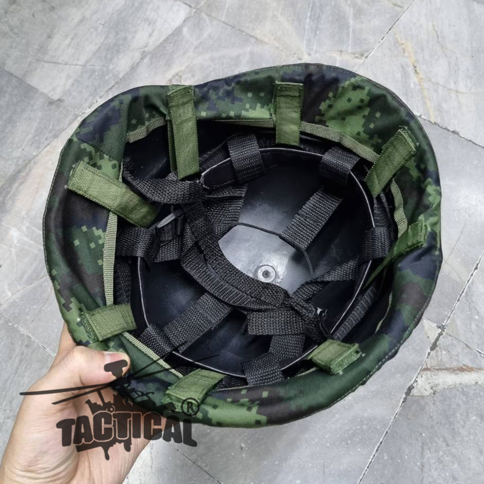 ผ้าคลุมหมวกคอบร้า มีสายรัดแว่น ช่องใส่แผนที่