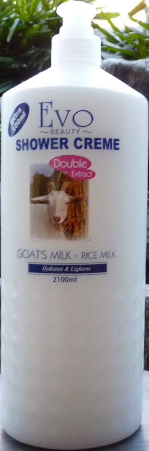 EVO Shower Creme Goat's Milk+Rice Milk ครีมอาบน้ำนมแพะผสมน้ำนมข้าว 2100มล.