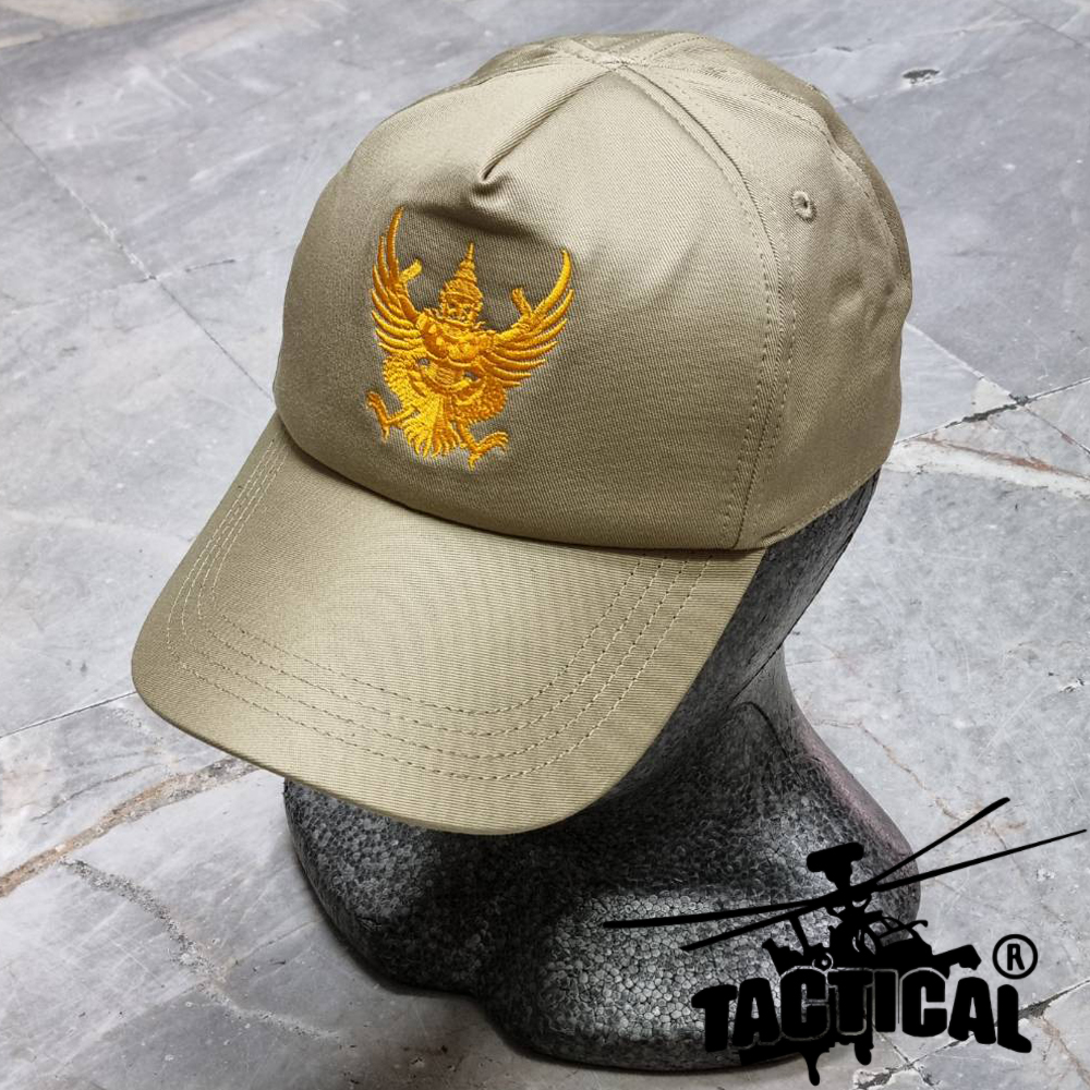 หมวกแก๊ป ข้าราชการ ตราครุฑ ซิปหลัง