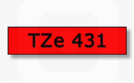 เทปพิมพ์อักษร TZE-431