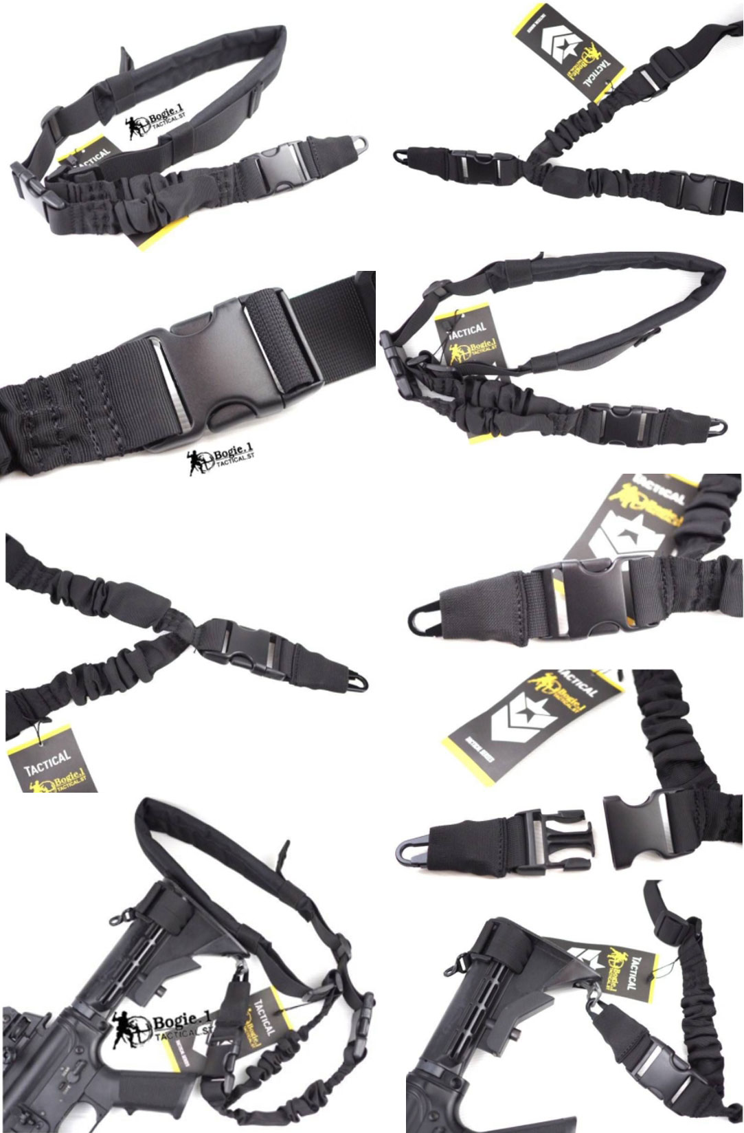 สายสะพายปืน ฟองน้ำรองบ่า Cordura มี 1 จุด กับ 2 จุด