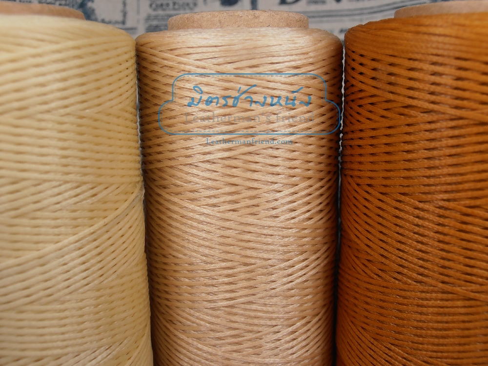 ด้ายเทียนสี 150D แบบแบน เนื้อทียนสูงพิเศษ