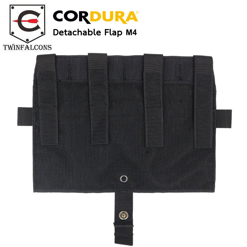 แผ่นสี่เหลี่ยมใส่แม็ก Detachable Flap M4 Mag Flat Panel ยี่ห้อ Twinfalcons (งานแท้)