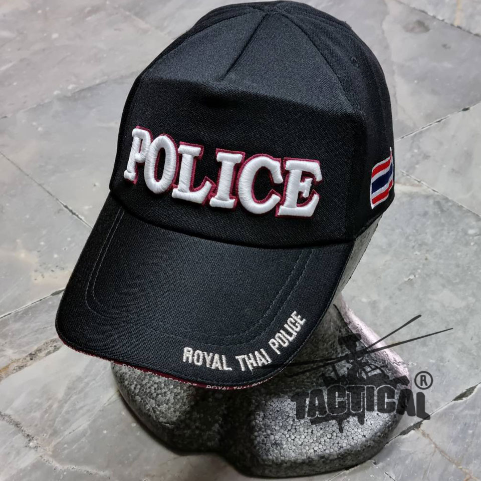 หมวกแก๊ป POLICE ใหญ่ ซิปหลัง