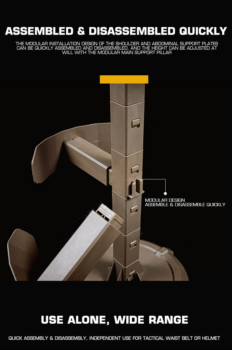 ชุดขาตั้งโชว์ Wosport (หมวก/เสื้อเกราะ/เข็มขัด)