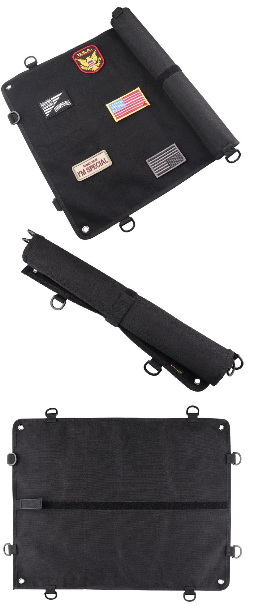 แผงตีนตุ๊กแกสำหรับเก็บ Patch (สามารถพับเก็บได้)