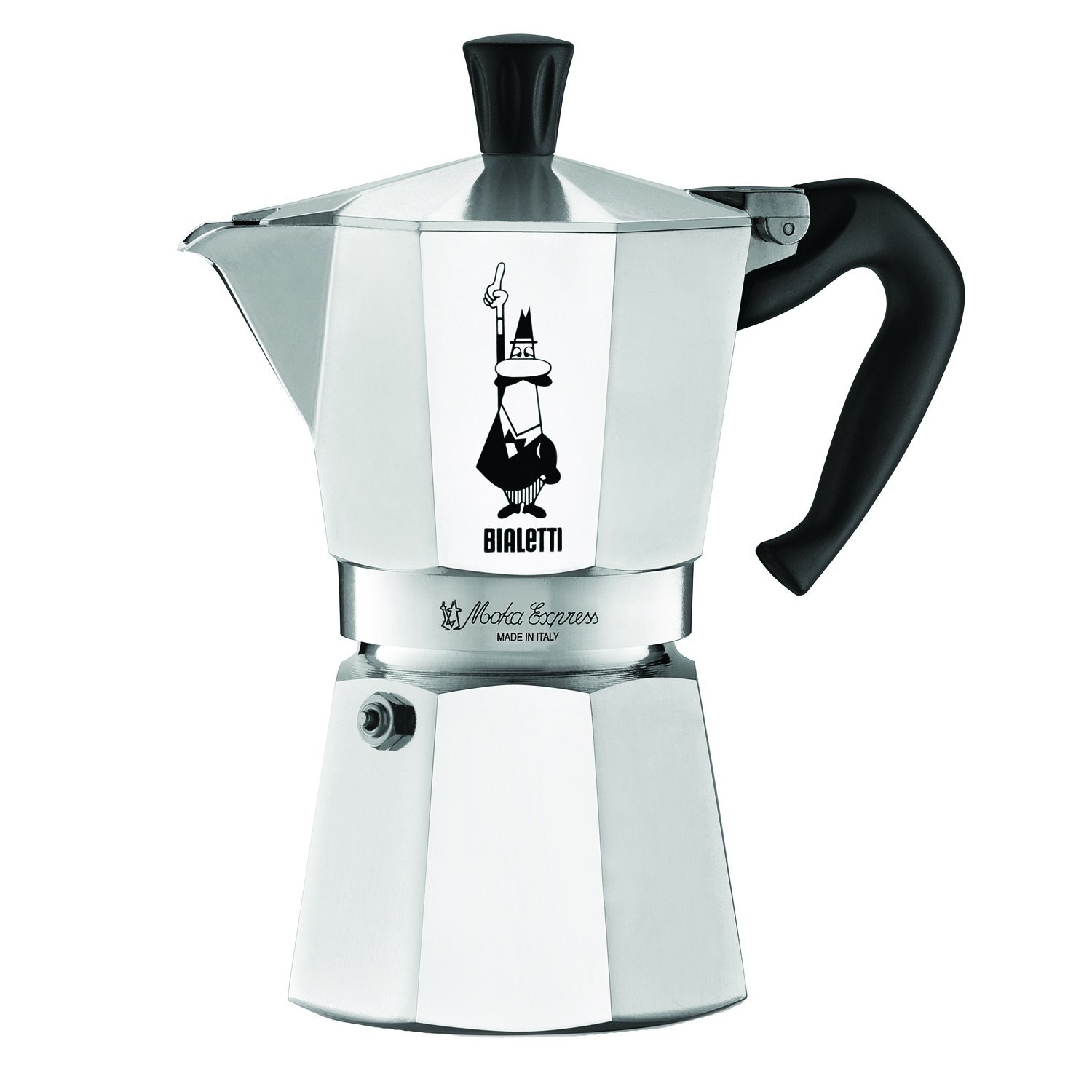 Bialetti หม้อต้มกาแฟสด รุ่น Moka Express ขนาด 6 cup (สีเงิน)