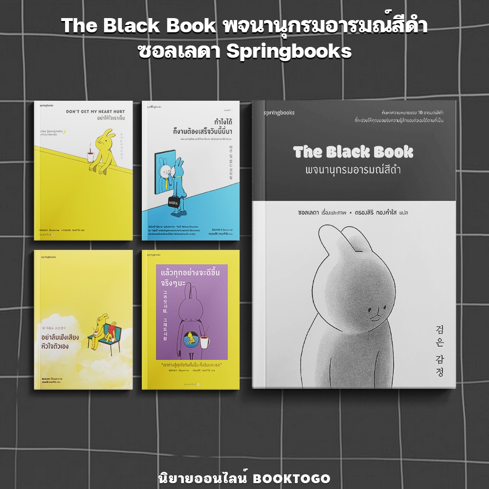 (พร้อมส่ง) The Black Book พจนานุกรมอารมณ์สีดำ ซอลเลดา Springbooks
