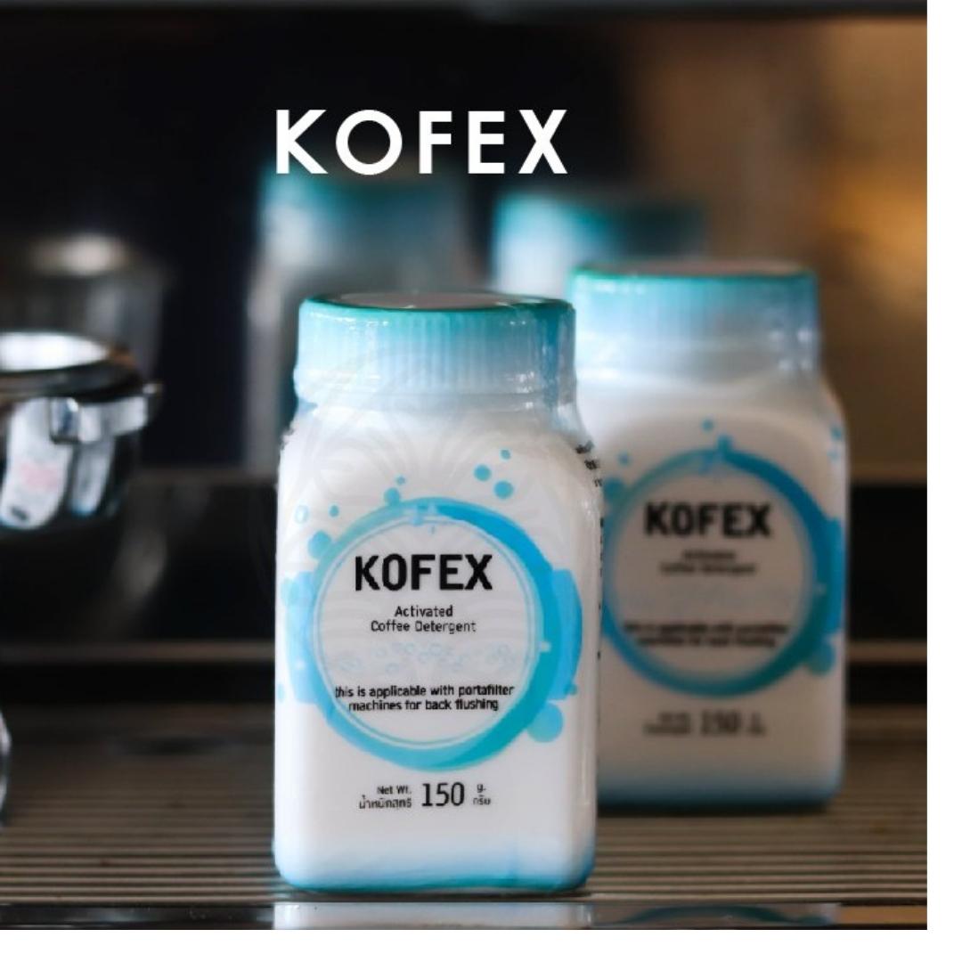 ผงขจัดคราบ kofex ขจัดคราบเครื่องชงกาแฟ 150 กรัม 1610-636