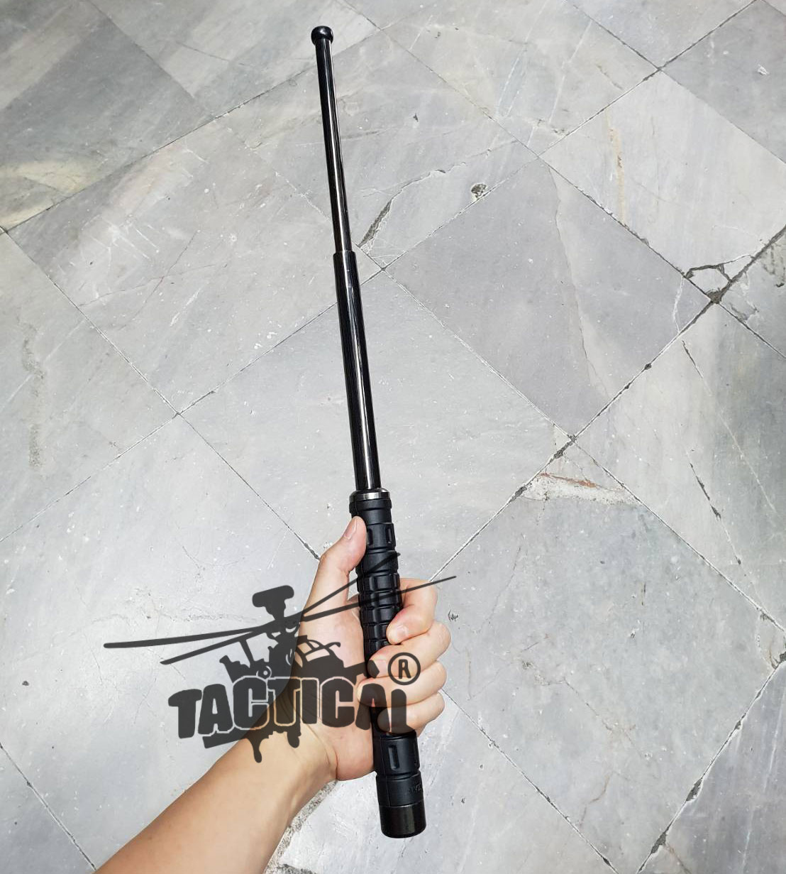 ดิ้วเหล็ก Tactical ด้ามยาง 20" 25" (แข็งแรง)