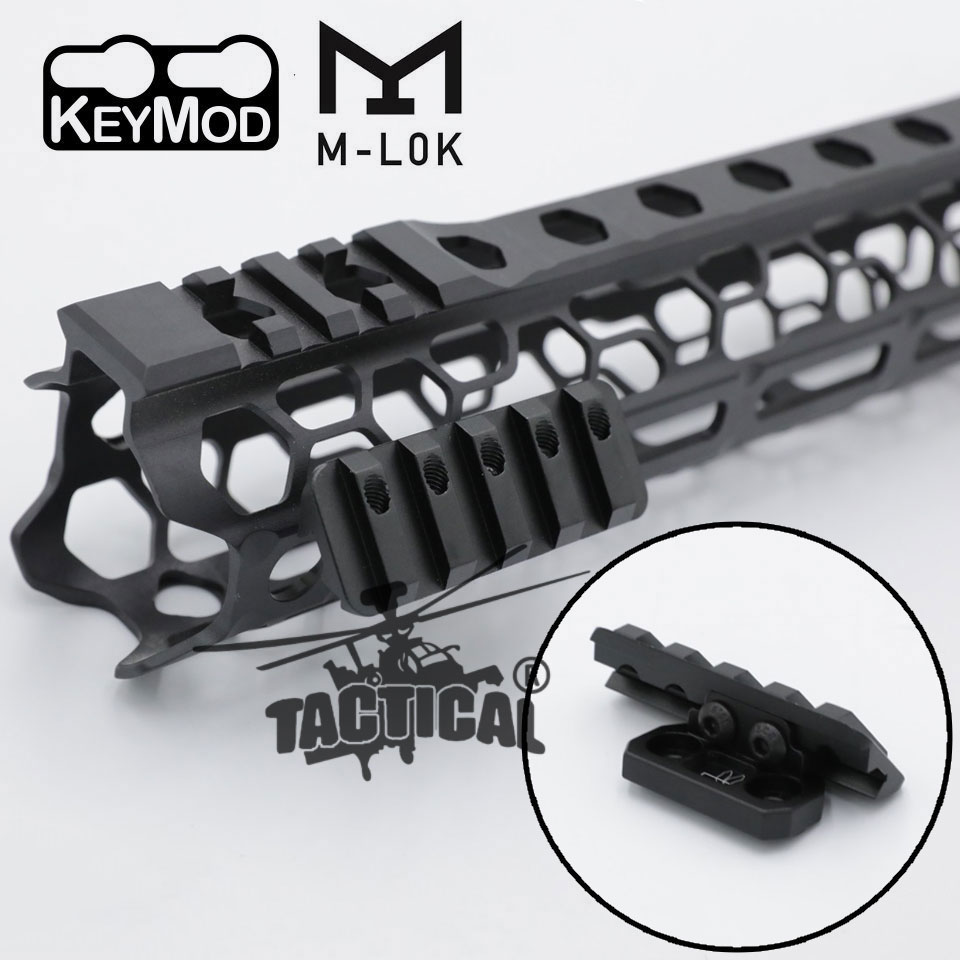 รางเฉียง 45 องศา Thorntail 2 ระบบ M-Lok/Keymod