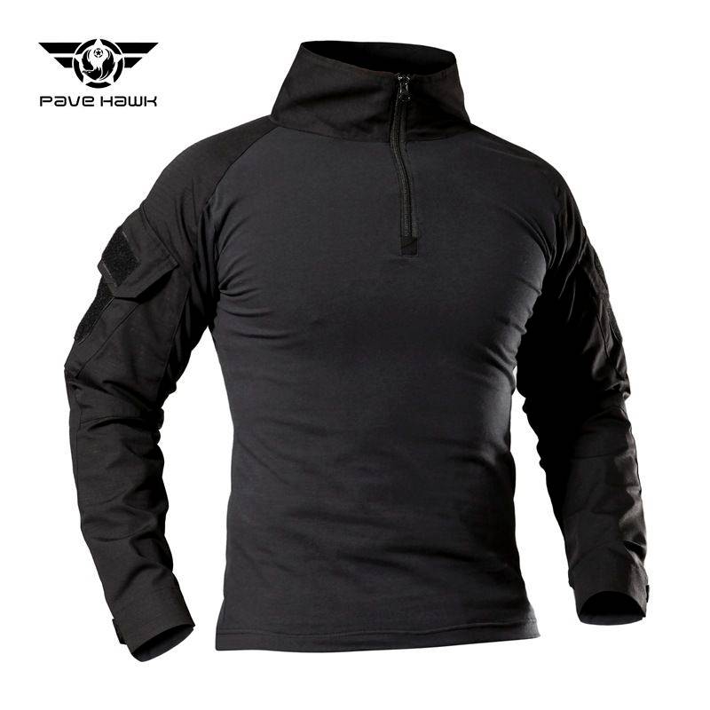 Combat Shirt ยี่ห้อ Pave Hawk ดำ