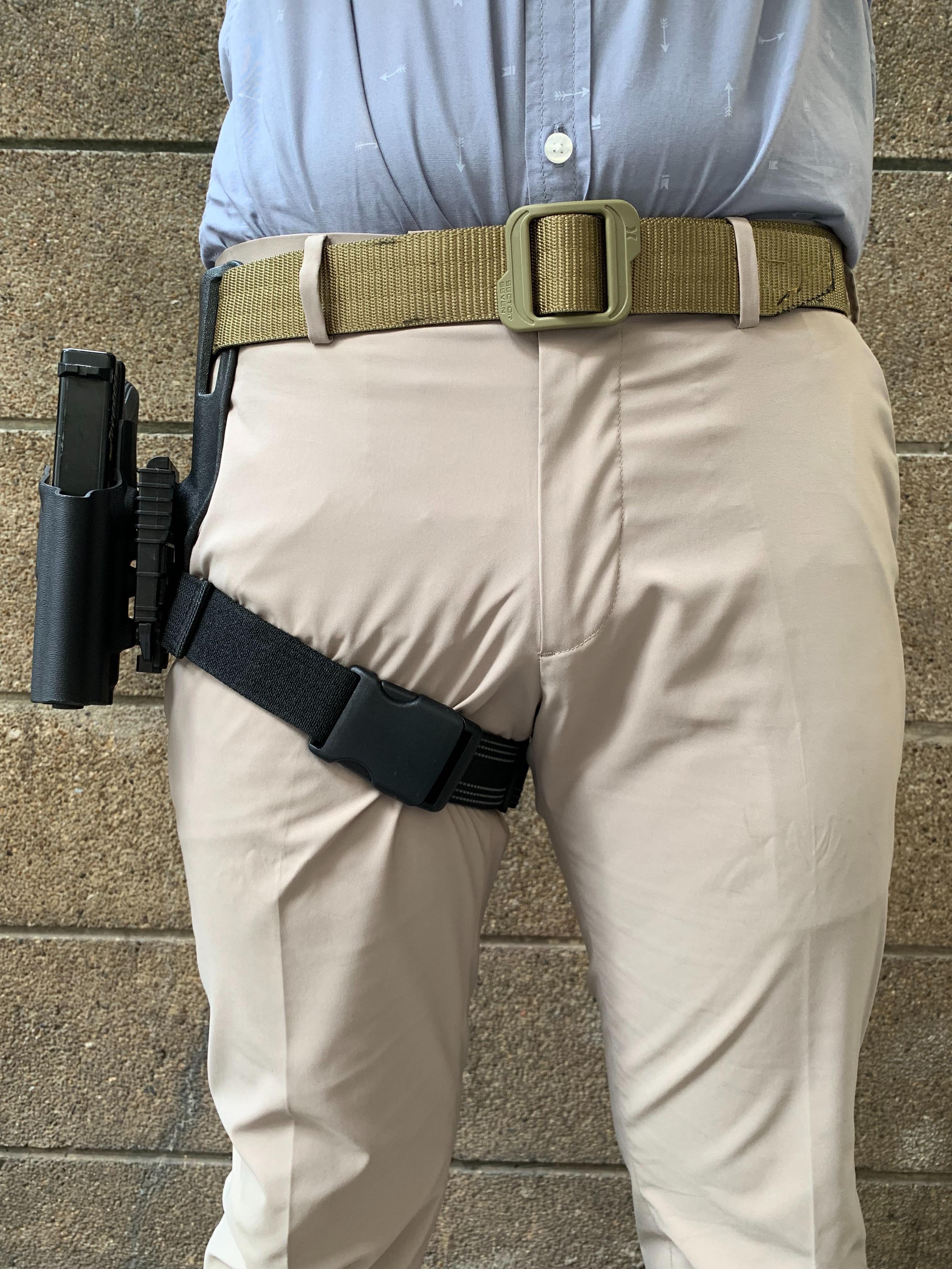 ซองปืนรัดขา Glock 19 (สำหรับปืนติดไฟฉาย TLR-7, TLR-8)