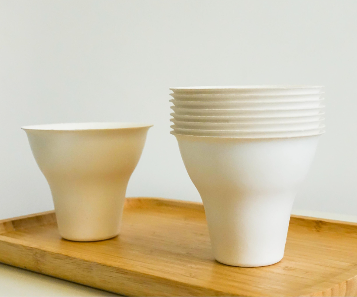 ถ้วยไอศครีม ของหวาน ขนาด 160-300 ml. ย่อยสลายได้ในธรรมชาติ (Biodegradable) แพ็ค 50 ชิ้น