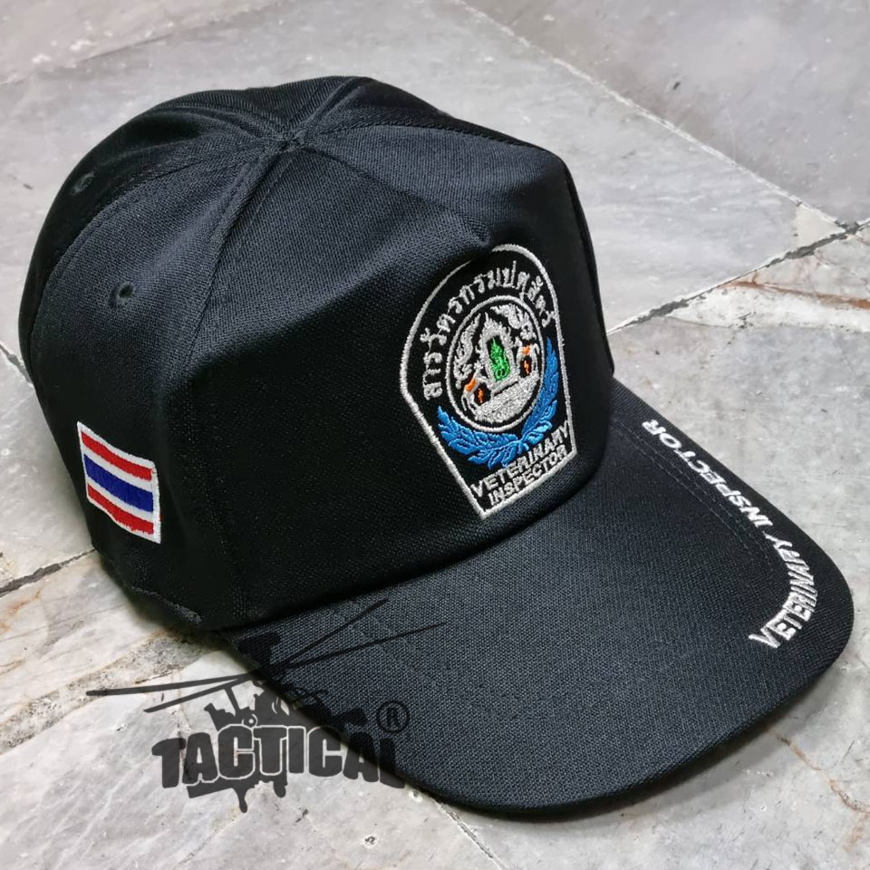 หมวกแก๊ป สารวัตรกรมปศุสัตว์ ซิปหลัง