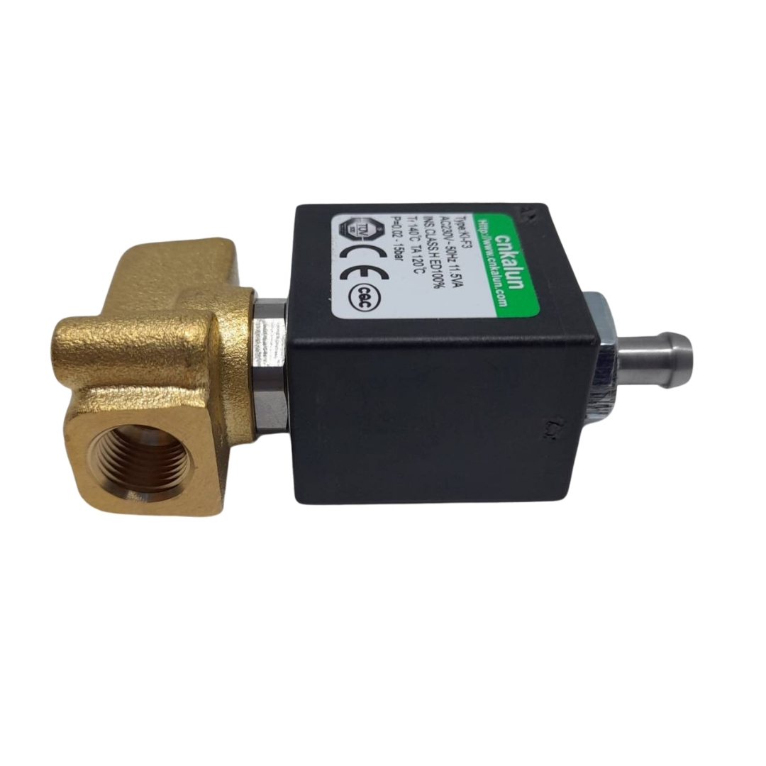 อะไหล่โซลินอยด์วาล์สามทาง Cnkalun รุ่น KI-F3 สำหรับเครื่องชงกาแฟ รหัส 2714