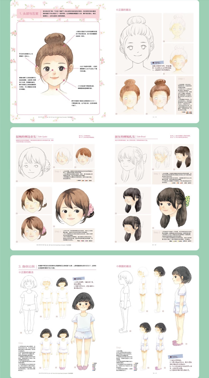 สอนวาดสีน้ำสไตล์ Mori Girls