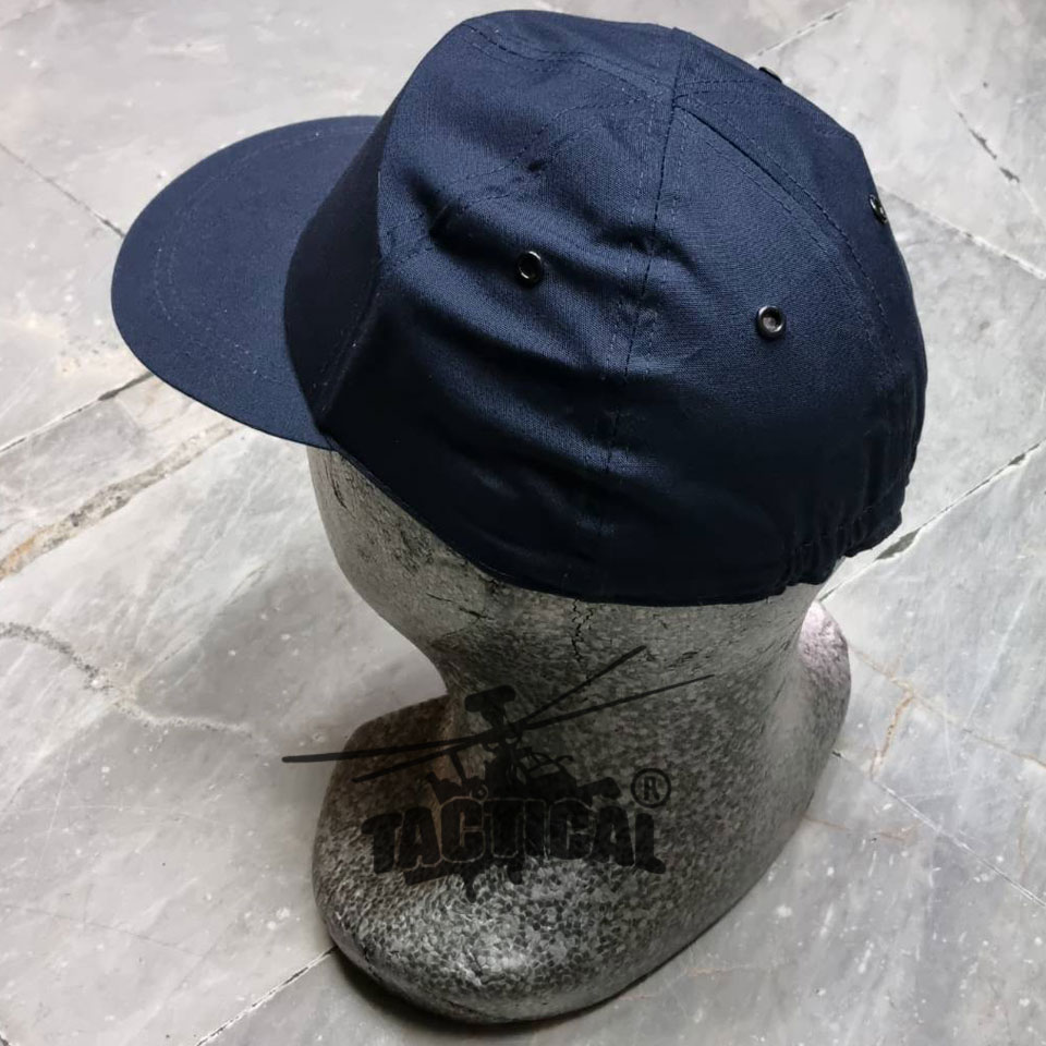 หมวกแก๊ปยางยืด ดำ/กรมท่า