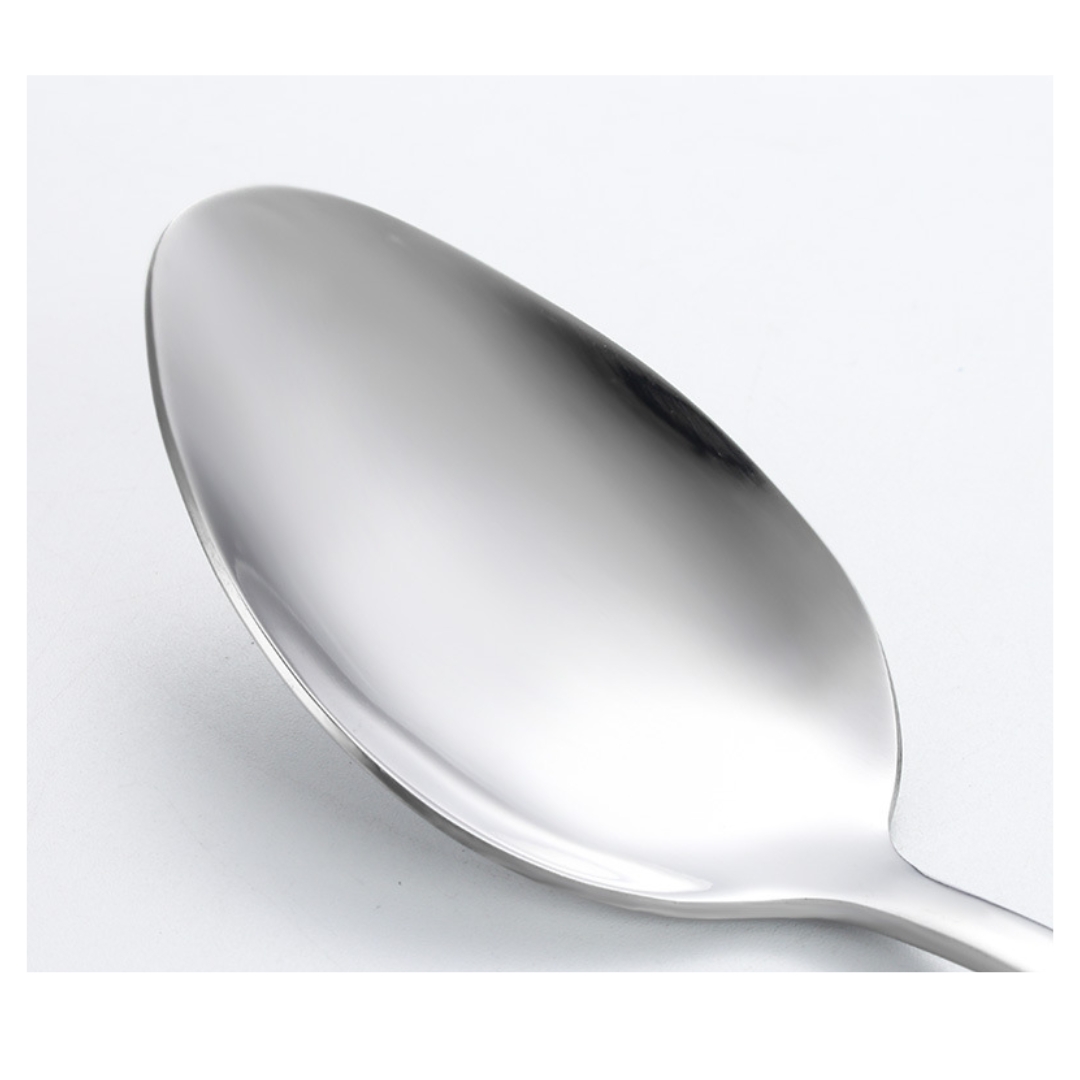 ช้อนสแตนเลส ช้อนปลายกาแฟ ช้อนขนม ช้อนปรุงรส ช้อนไอศครีม ช้อนน้ำแข็งทราย ยาว 12.5 ซม. รหัส 1247