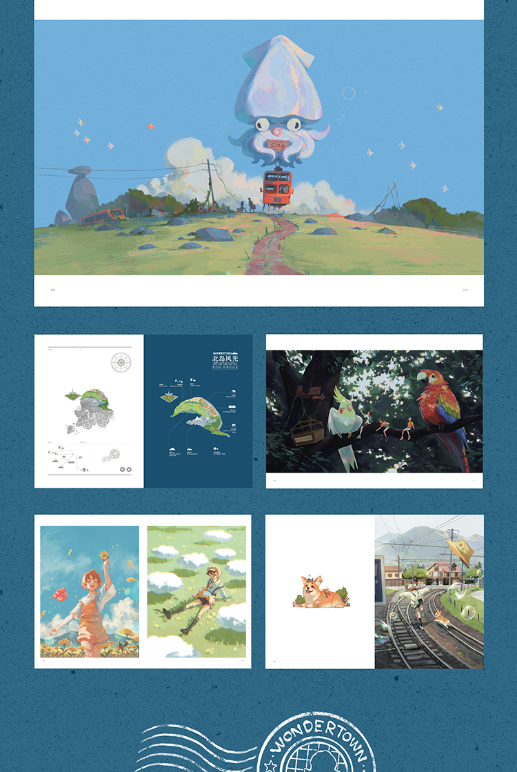 Wonder Town Artbook