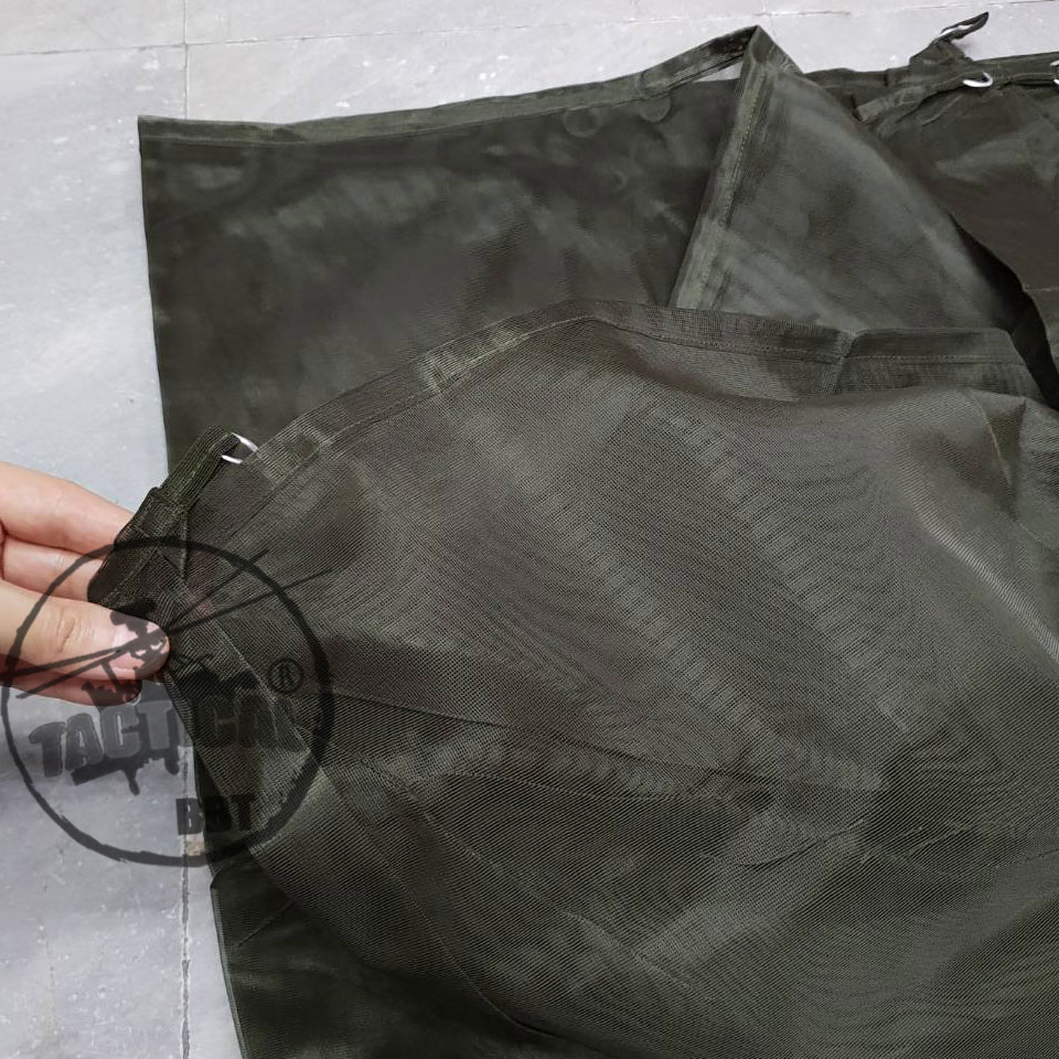 มุ้งทหารกันยุง ขนาด 1-2 คน (ตาข่ายเนื้อละเอียด)