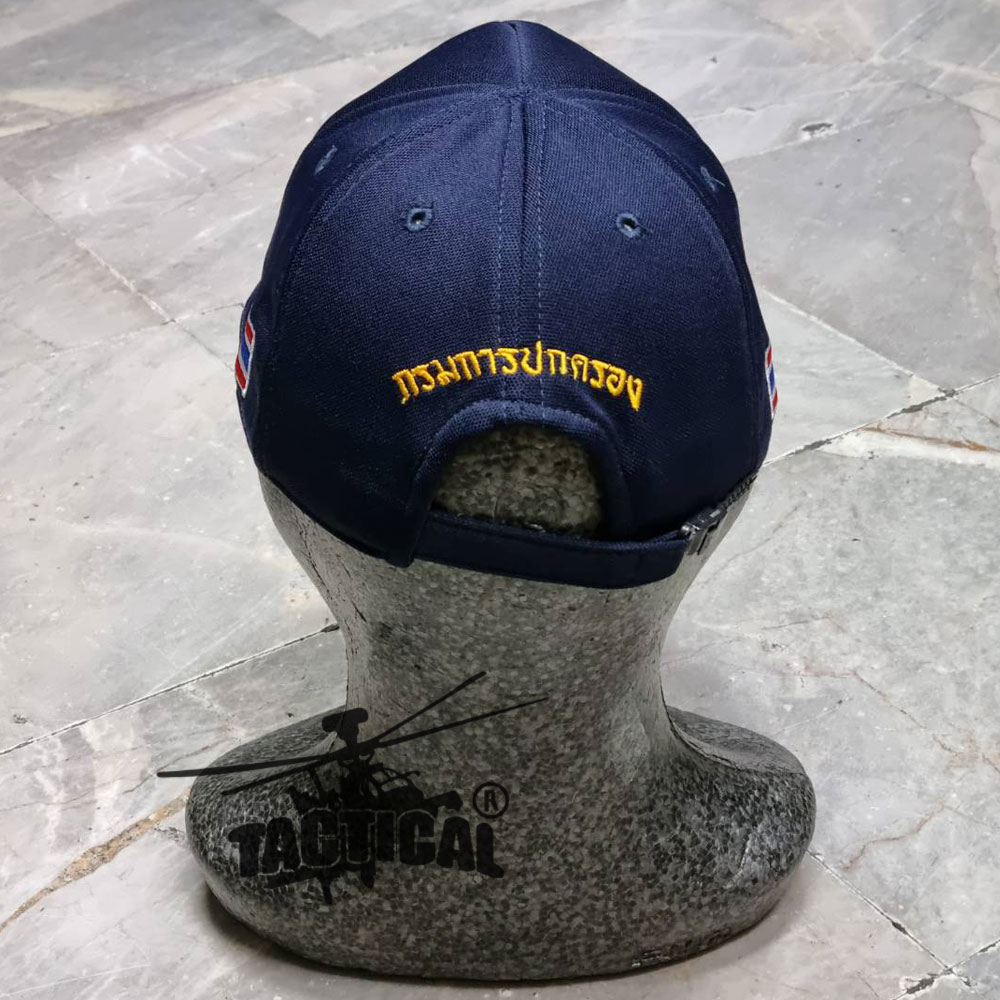 หมวกแก๊ป สิงห์แฉก กรมการปกครอง ซิปหลัง