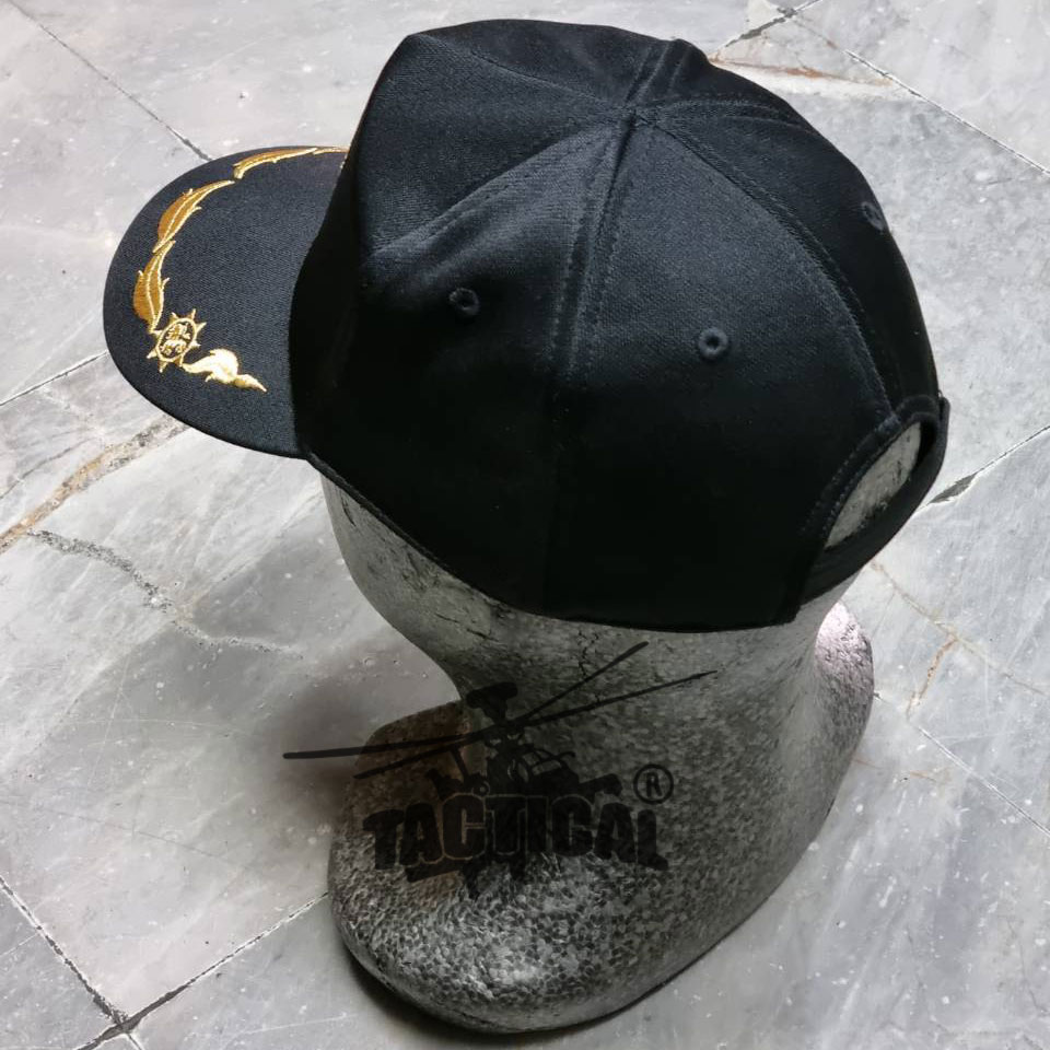 หมวกแก๊ป พิชิตผองภัย ดำ ซิปหลัง