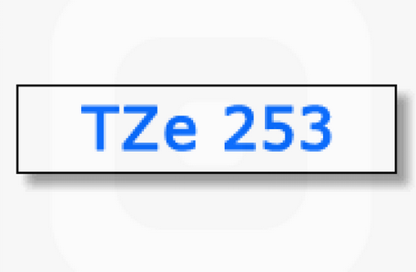 เทปพิมพ์อักษร TZE-253