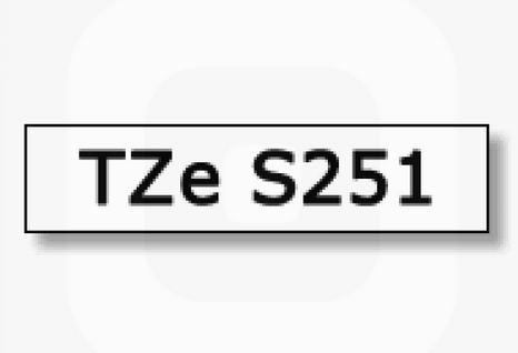 เทปพิมพ์อักษร TZE-S251