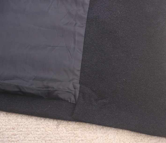 PreOrderคนอ้วน - เสื้อโค้ทกันหนาวแฟชั่นไซส์ใหญ่ โค้ทขนสัตว์ ตัวยาว สี : ดำ / เทา