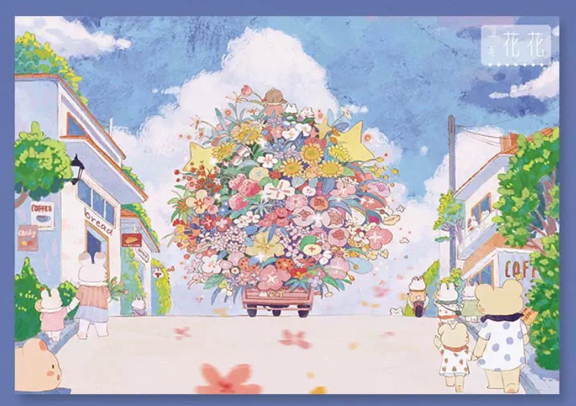 หนังสือภาพ Rabbit Town เมืองแห่งกระต่าย โดย Xia Qijiang