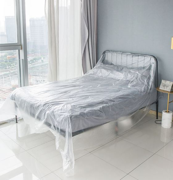 พลาสติกกันฝุ่น กันเปื้อนระหว่างการก่อสร้าง