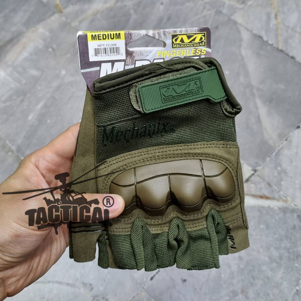 ถุงมือครึ่งนิ้ว Mechanix M-Pact 3