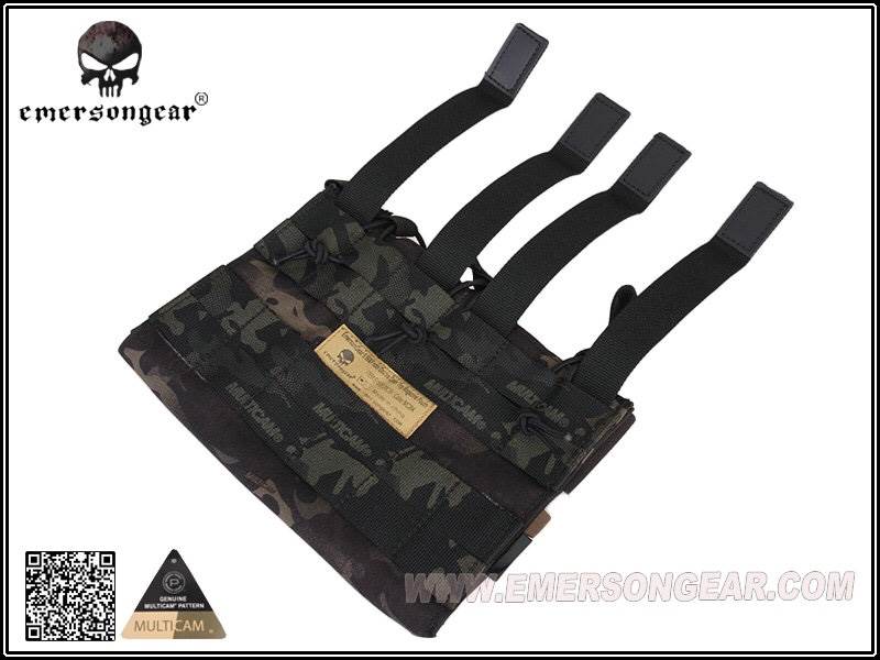 เพ้าแม็กกาซีน 5.56 Emerson 3 ช่อง 2 ชั้น ใส่ได้ 6 แม็ก