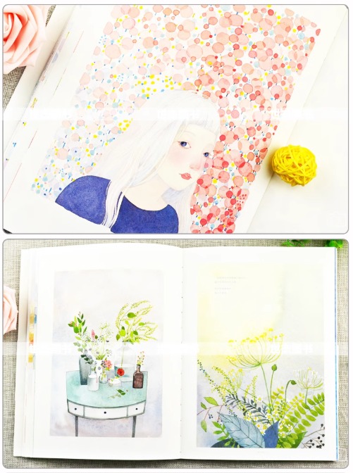 "พริ้วไหวบนปลายพู่กัน" หนังสือสอนวาดสีน้ำ