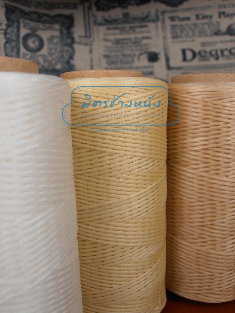 ด้ายเทียนสี 150D แบบแบน เนื้อทียนสูงพิเศษ