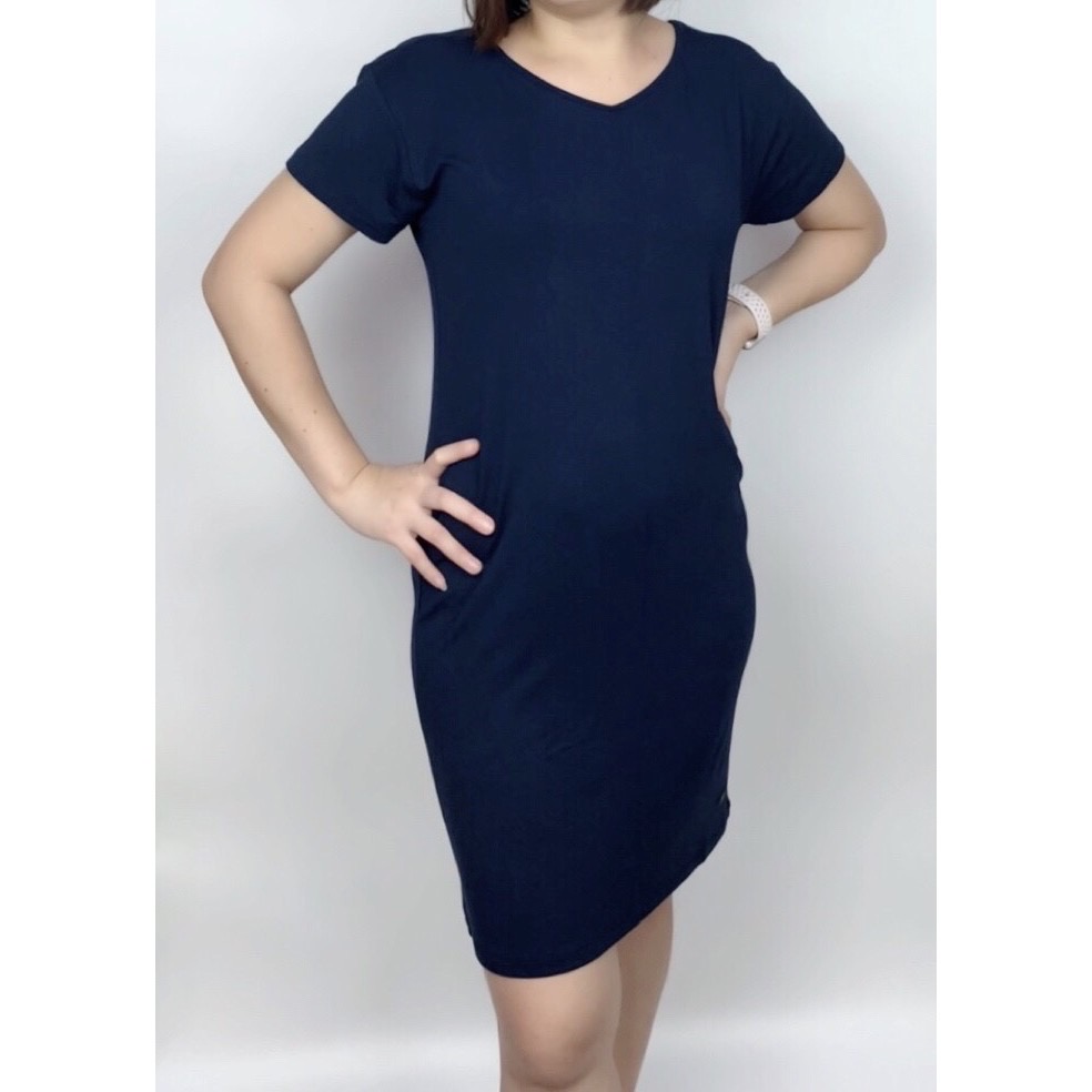 เสื้อยืดแขนสั้นเดรส ไซด์ L