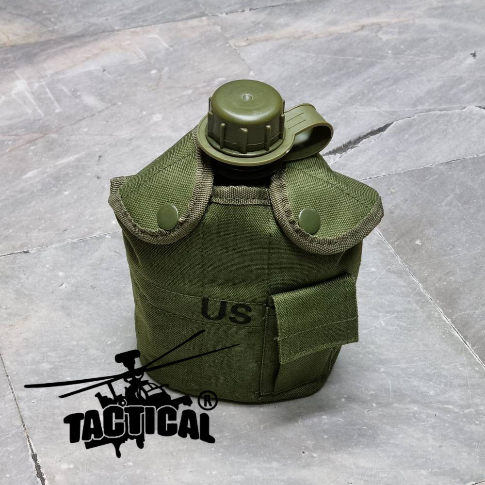 กระติกน้ำพร้อมปลอก มีกระทะ สกรีน US