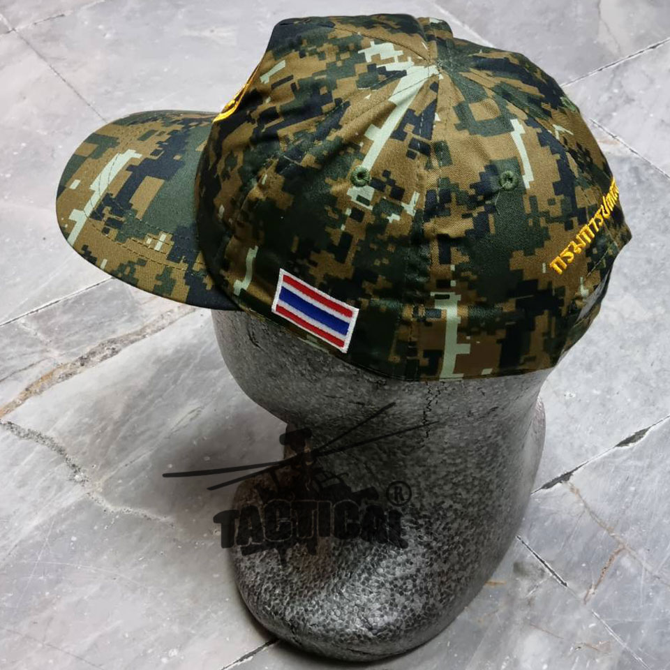 หมวกแก๊ป ดต.อส. สิงห์กลม ซิปหลัง