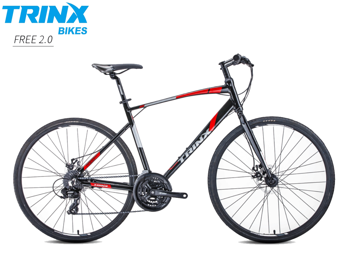 จักรยานไฮบริด TRINX รุ่น FREE2.0 เกียร์ 24 สปีด เฟรมอลูมิเนียม ดิสเบรค