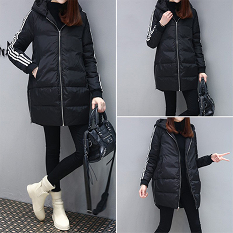 PreOrderคนอ้วน - เสื้อกันหนาว แจ๊คเก็ตบุนวม มีHood สี : ดำ / แดง / เขียว