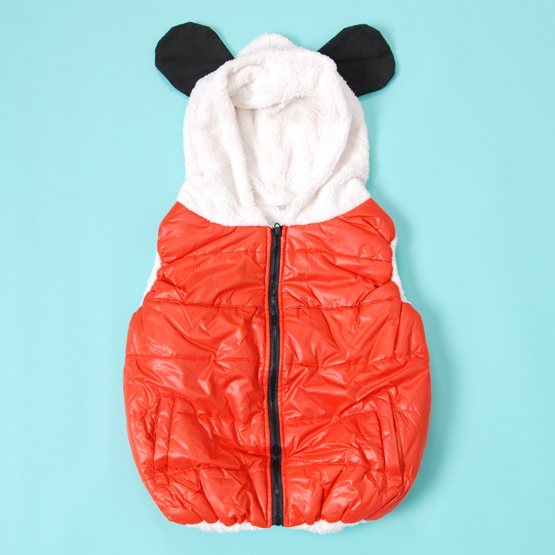 PreOrderคนอ้วน - เสื้อกั๊กกันหนาวแฟชั่น ไซส์ใหญ่ คนอ้วน ทรงแพนด้า พิมพ์หน้าแพนด้าด้านหลัง มีHoodแพนด้า สี : เขียวทหาร / ส้ม / เขียวเรืองแสง / เขียว / ดำ