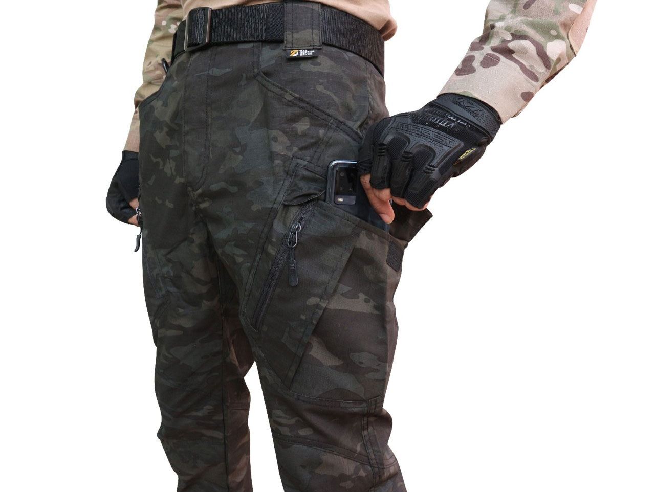 กางเกง Sector Seven IX9C มัลติแคมดำ MCBK ผ้าเบา ยืด กันน้ำ (ของแท้)