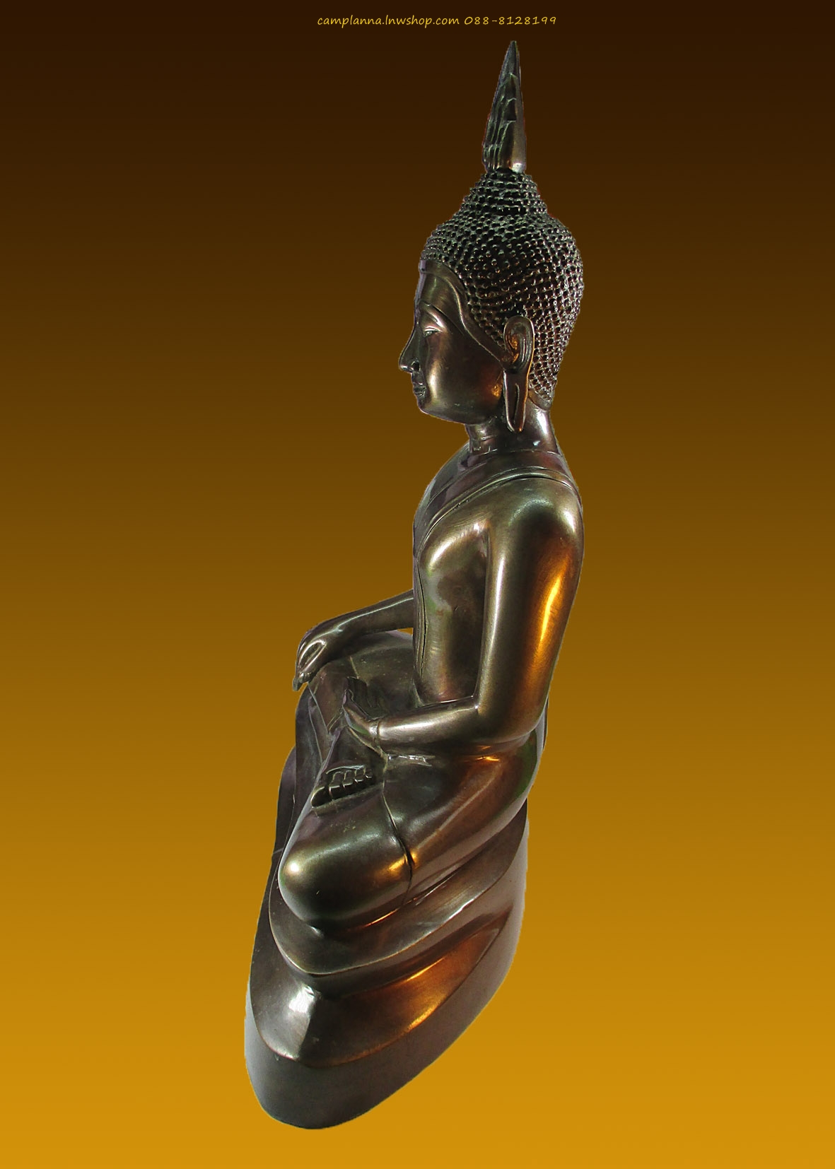 พระพุทธรูปบูชาอู่ทอง หน้าตัก 9 นิ้ว ร้อยกว่าปีสวยงามมาก