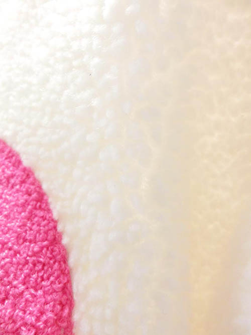 Pro Order - เสื้อกันหนาวแฟชั่นเกาหลี ผ้าขนแก คอมกลม ยืดได้ หวาน ๆ ด้านหน้ามีการ์ตูนช้างใส่มงกฏสีชมพูน่ารัก