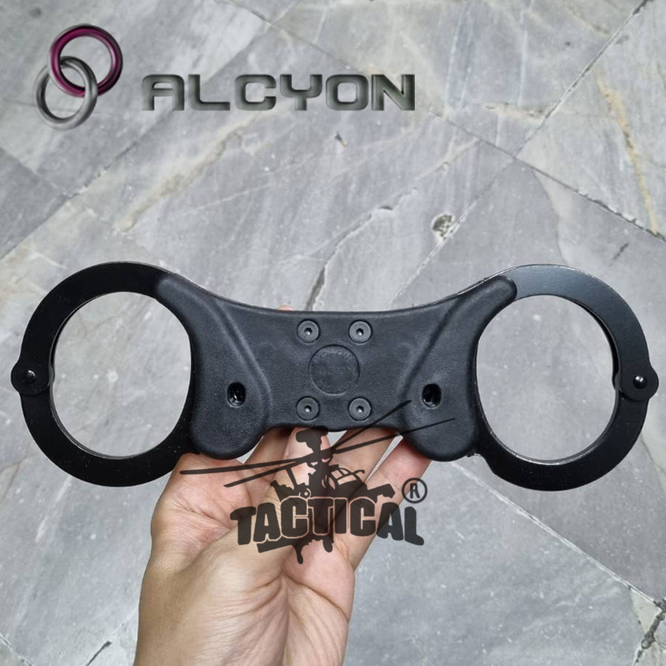 กุญแจมือแข็ง ยี่ห้อ Alcyon รุ่น Rigid (Made in Spain) มีซองผ้าขายแยก