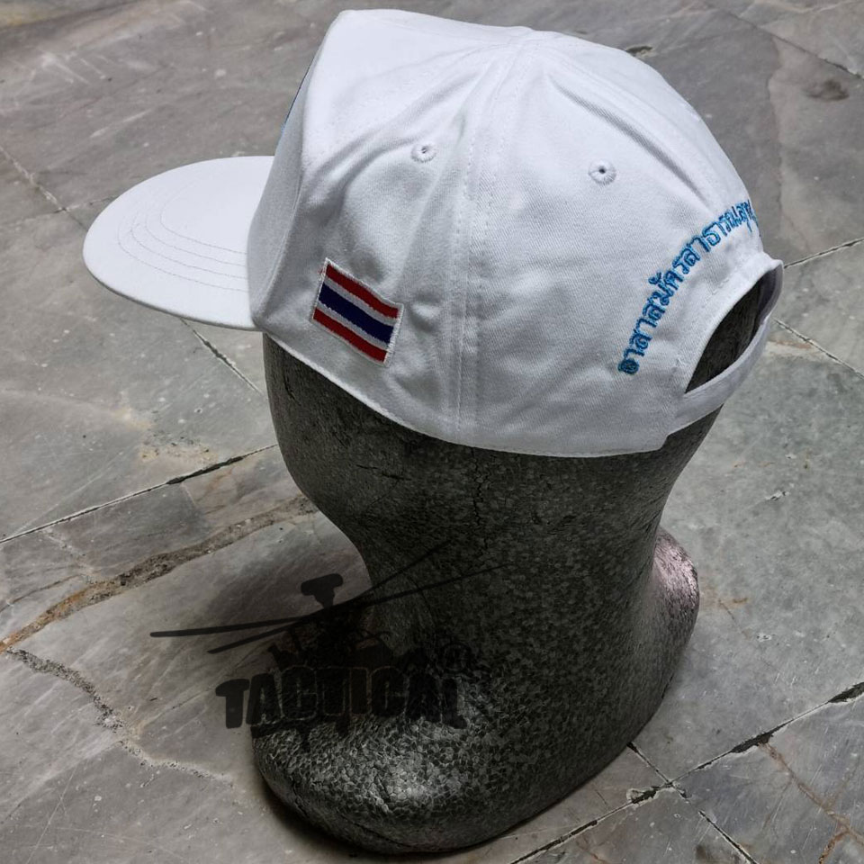 หมวกแก๊ป อาสาสมัครสาธารณสุขประจำหมู่บ้าน (อสม.) ซิปหลัง