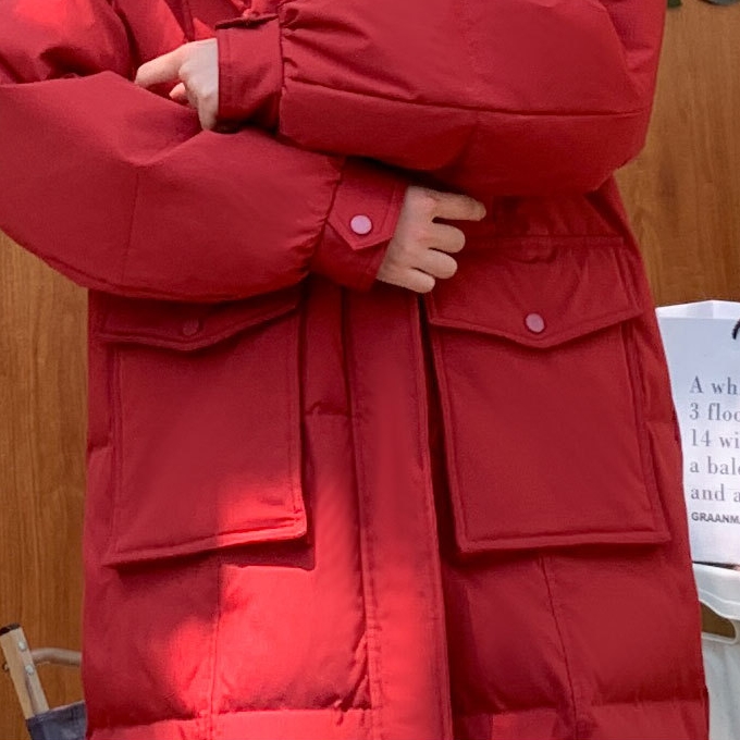 2324-0039 โค้ทไซส์ใหญ่ขนเป็ด มีHood