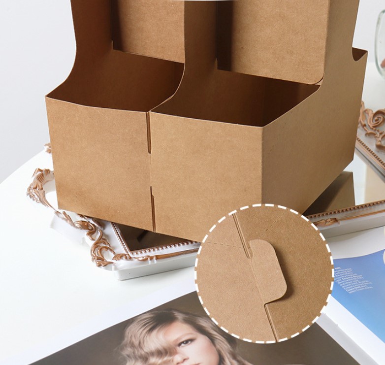 กล่องใส่แก้วกาแฟ-เครื่องดื่ม แพ็ค 50/100 ชิ้น