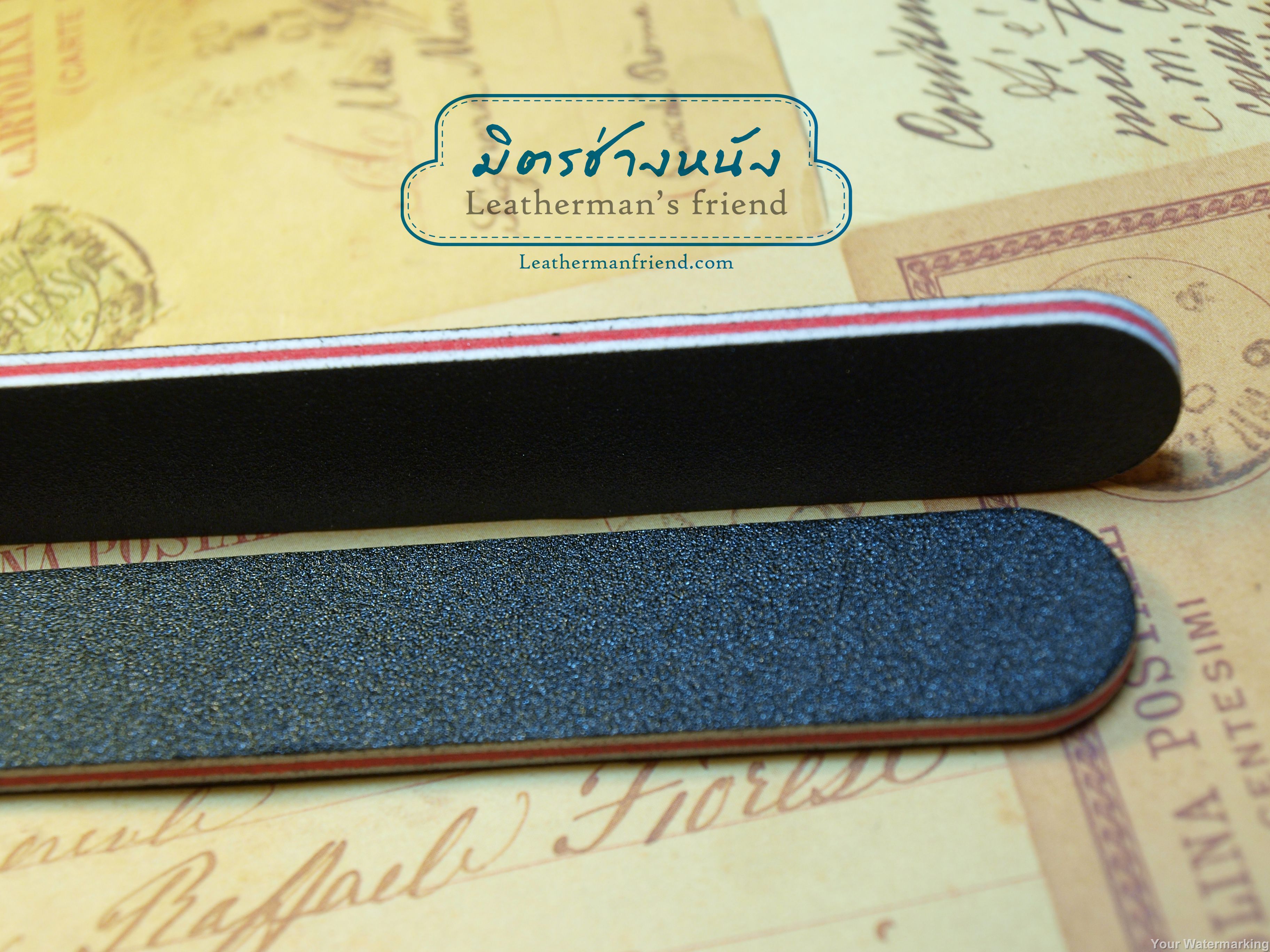 กระดาษทราบขัดขอบหนัง 2 ด้าน